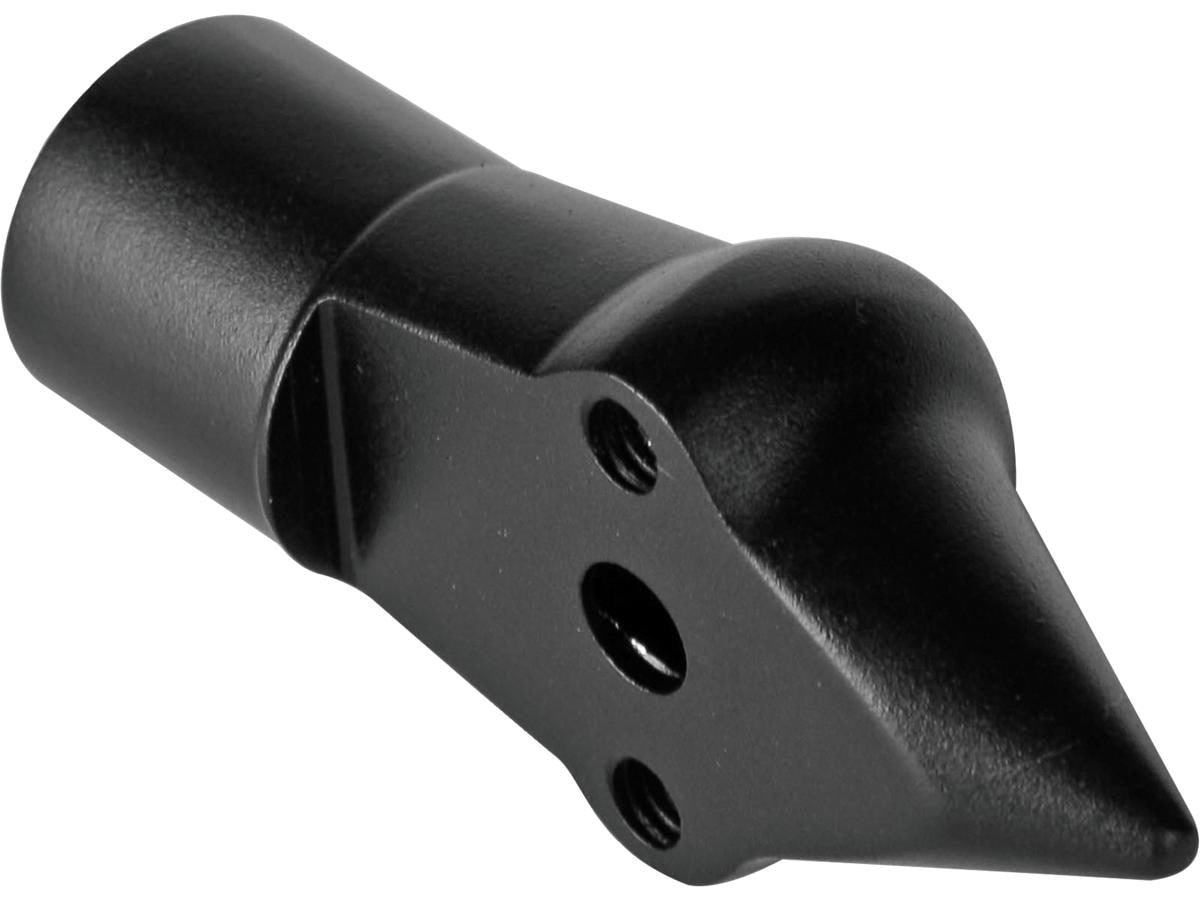 Down and Inside License Plate Turn Signal Bracket Flat Black
