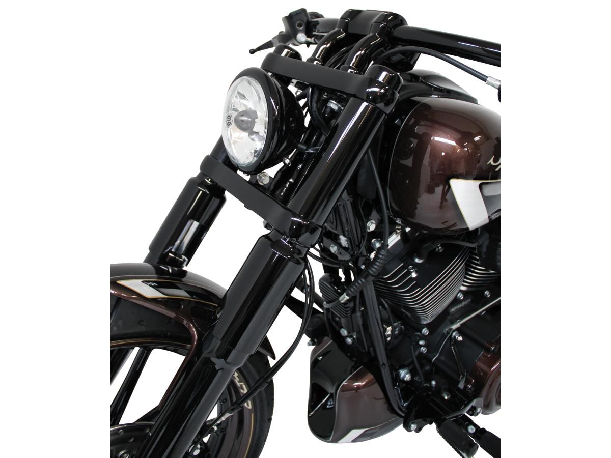 Lower Fork Cover Black Gloss Powder Coated