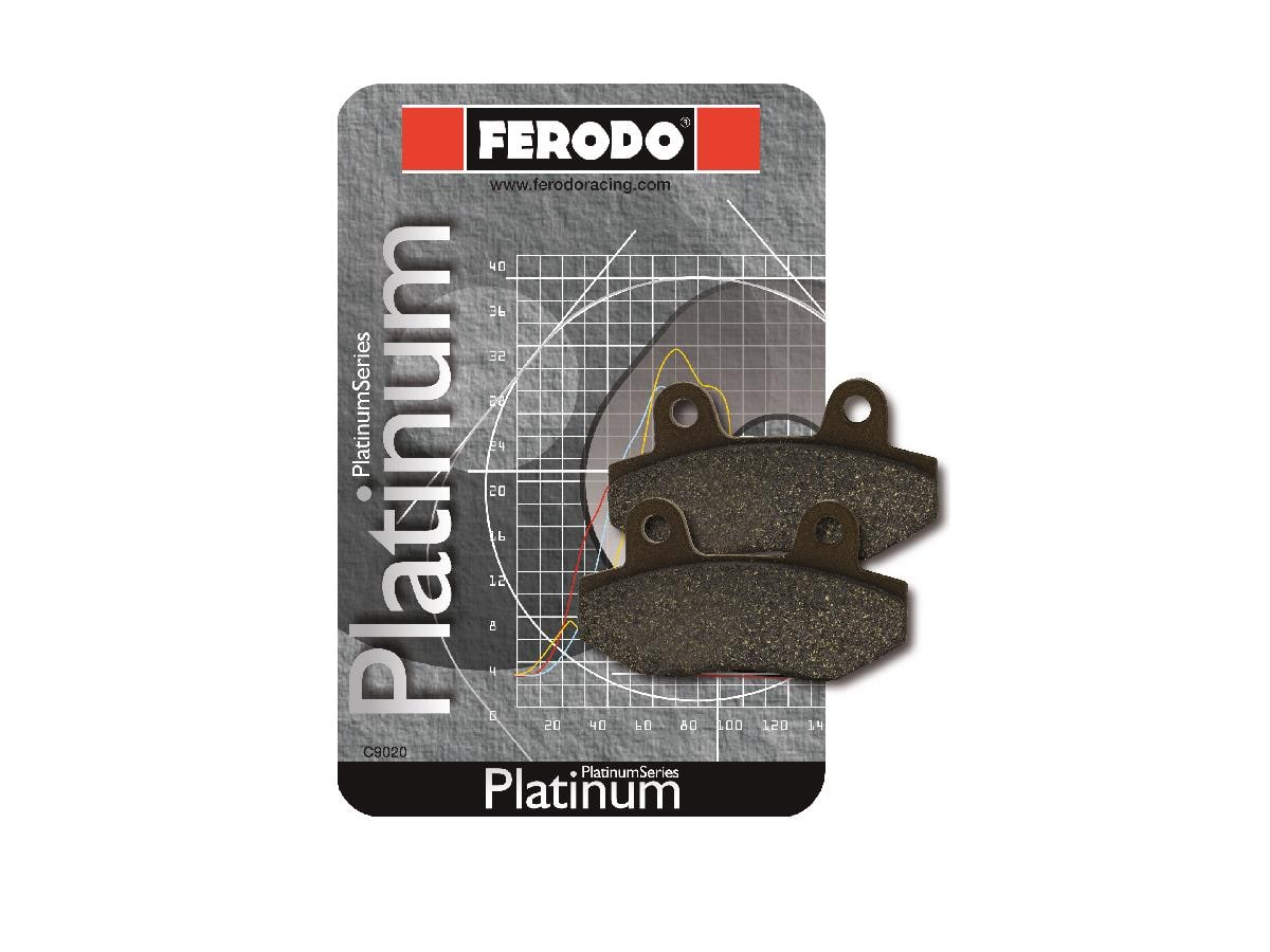 Road Platinum Mid-Metallic Brake Pads Organic