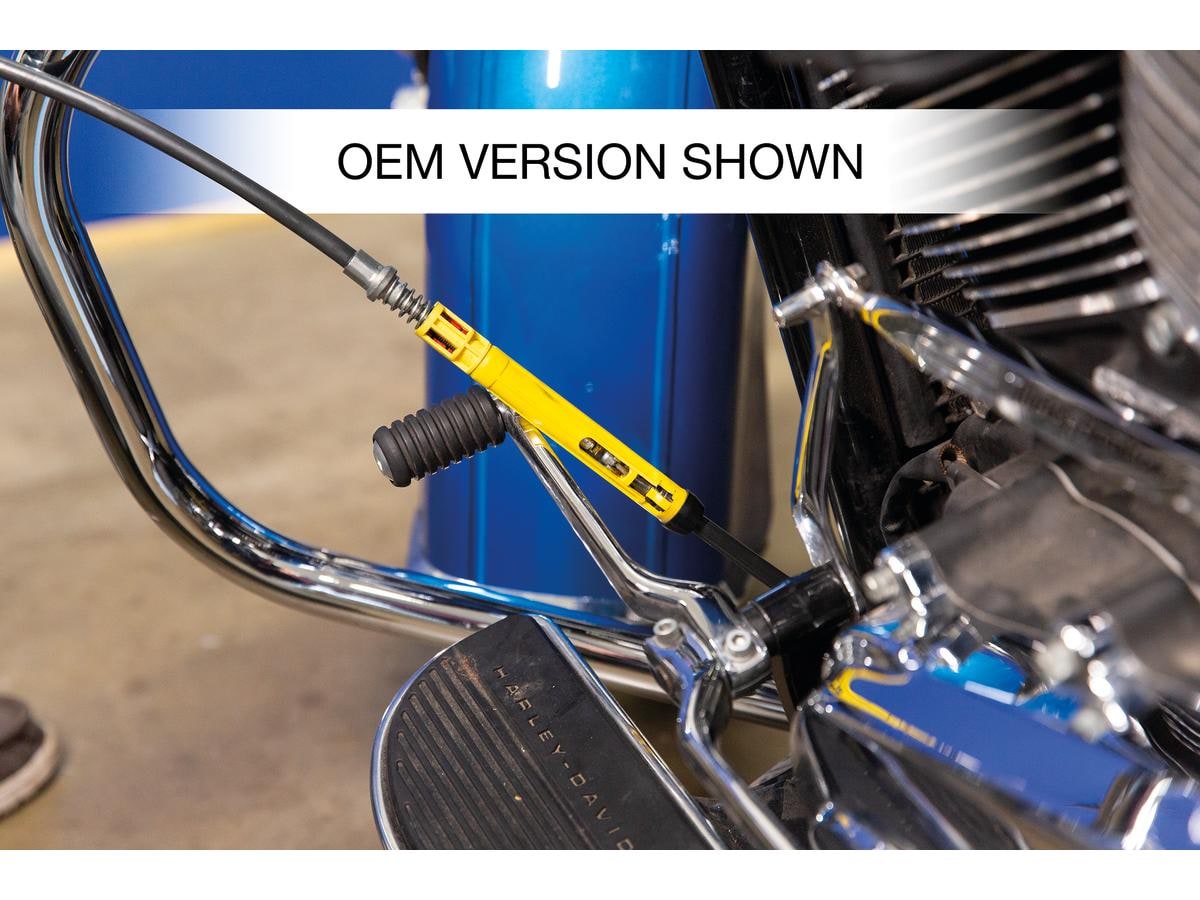 Black Vinyl V-Twin Split-Clutch Cable 44"
