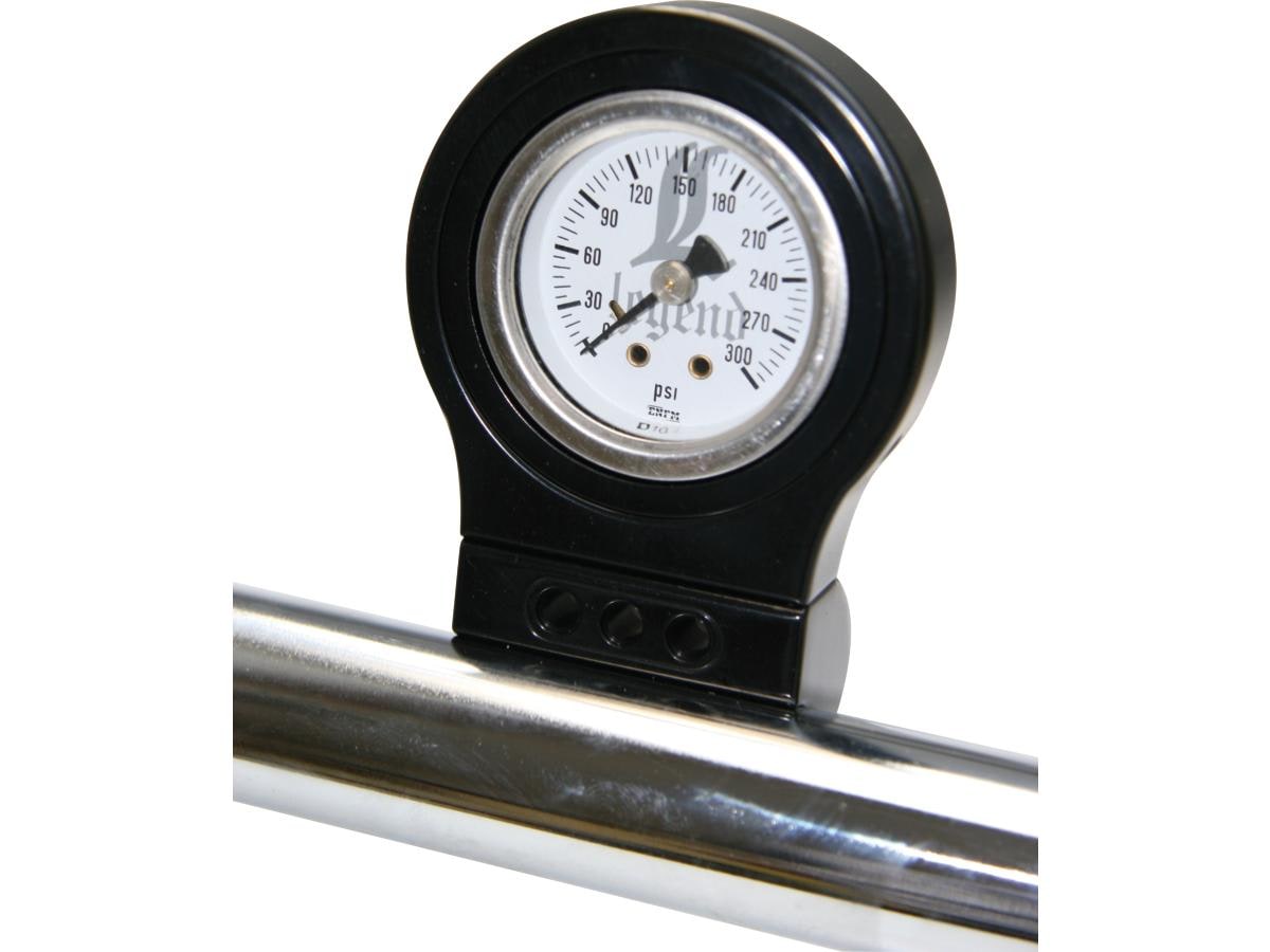Gauge 40mm Handlebar Adapter Chrome