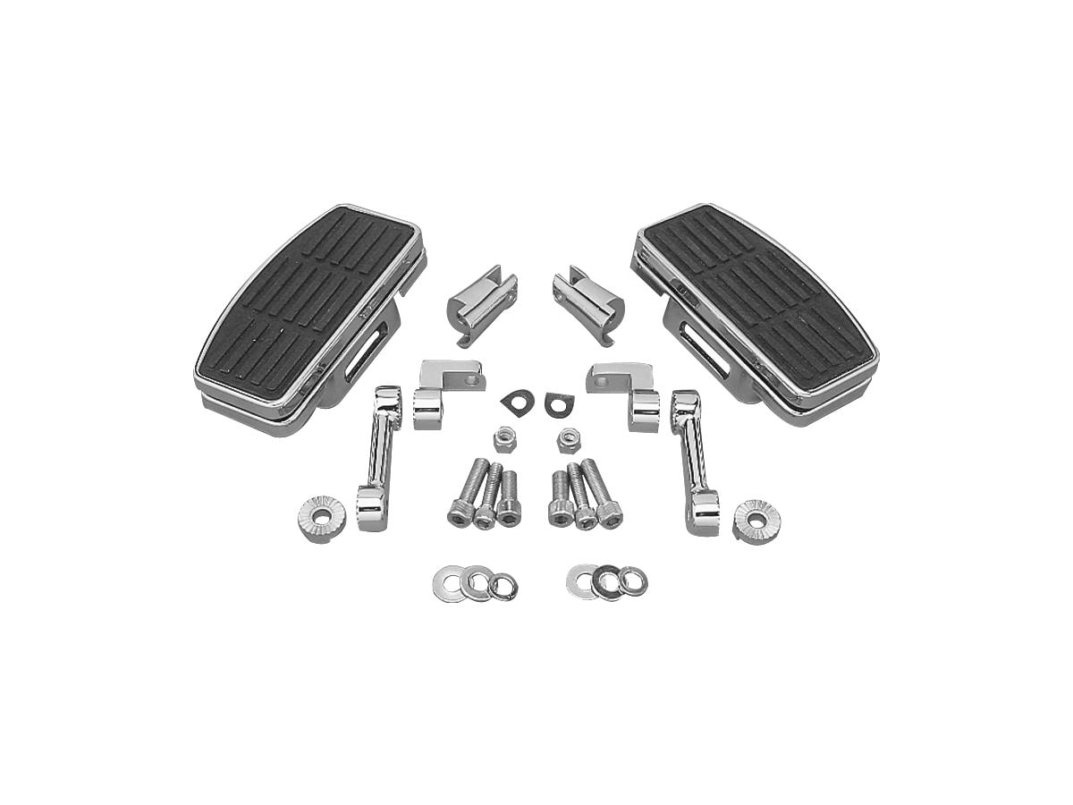 Adjustable Mini Passenger Floorboards Chrome