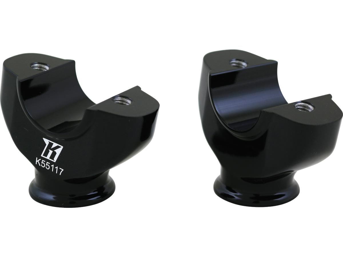 Lower Risers Black 1 1/4"