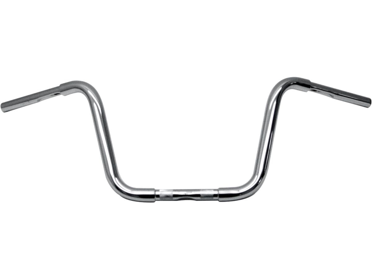 310 Fat Ape Hanger Handlebar with 1" Clamp Diameter Dimpled 3-Hole Chrome 1 1/4" Throttle By Wire