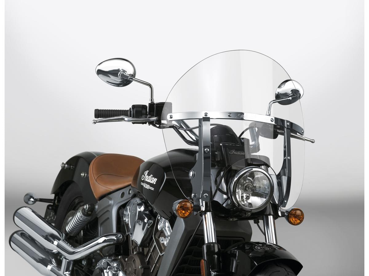 SwitchBlade Chopped Quick Release Windshield Height: 21,1", Width: 22,3" Clear