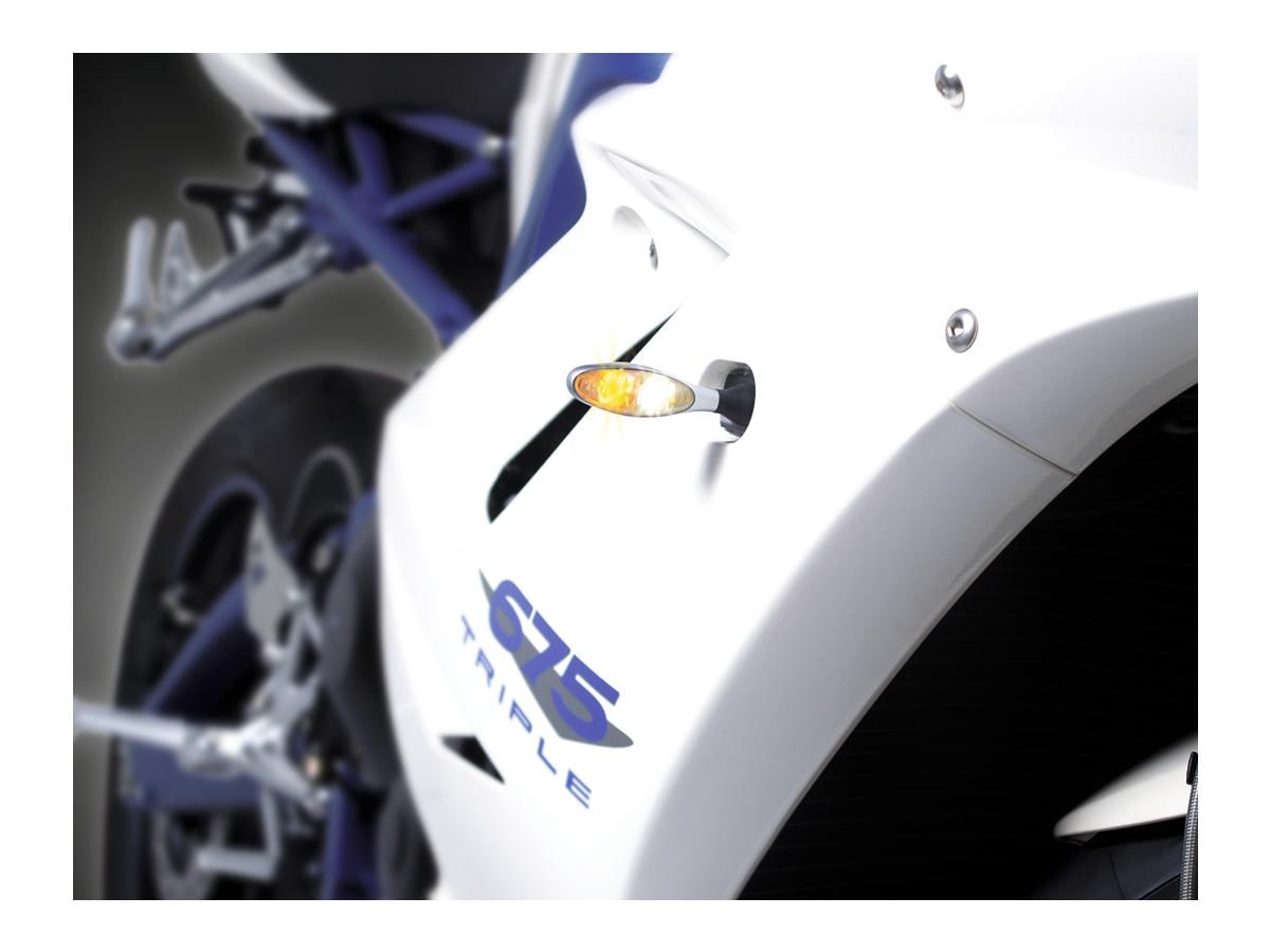 Micro 1000 PL LED Turn Signal/Position Light Black Clear LED