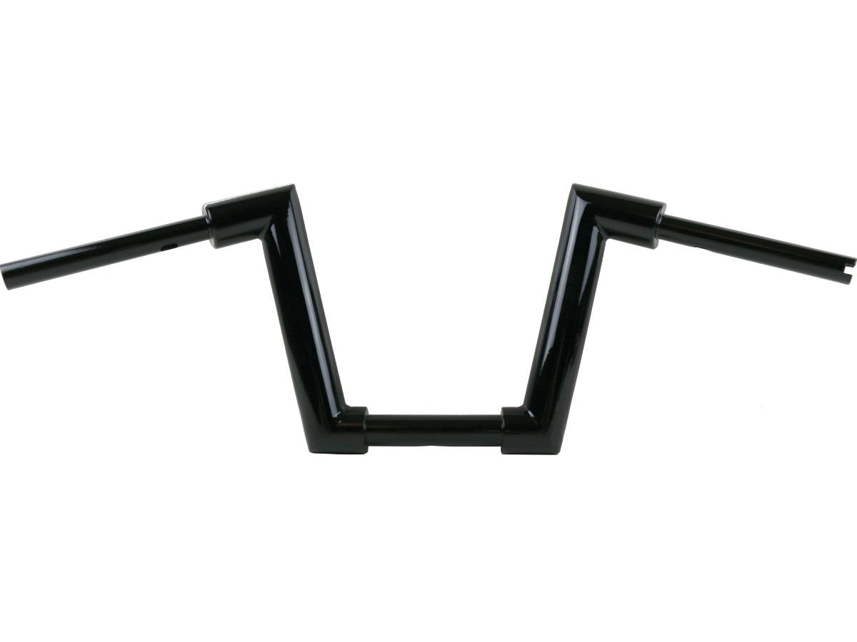 2" Str8UP Handlebar for Softail Medium (280mm), Width Lower Tube 300 mm Black Powder Coated Cable Clutch Throttle By Wire