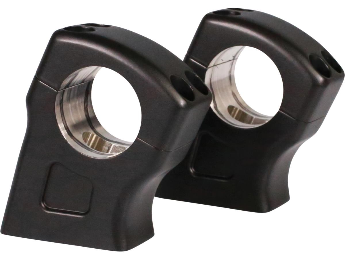 Pullback Riser for Fat Bob Black Powder Coated Satin