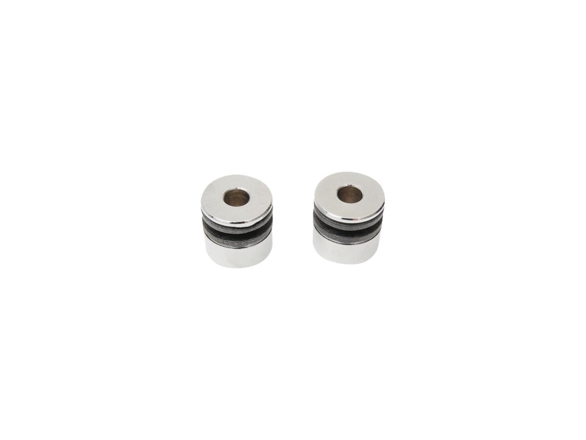 Detachable Docking Hardware Replacement Bushing .135" Slot , .640" Diameter , 5/16" Hole Chrome