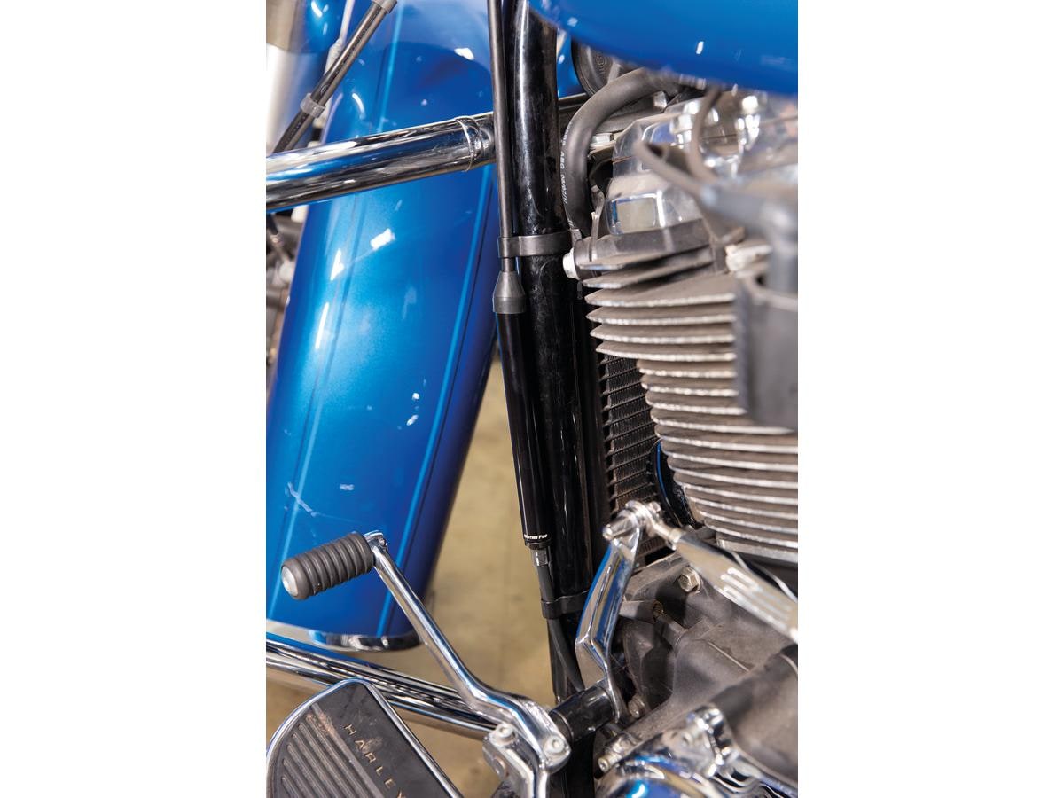 Black Vinyl V-Twin Split-Clutch Cable 44"