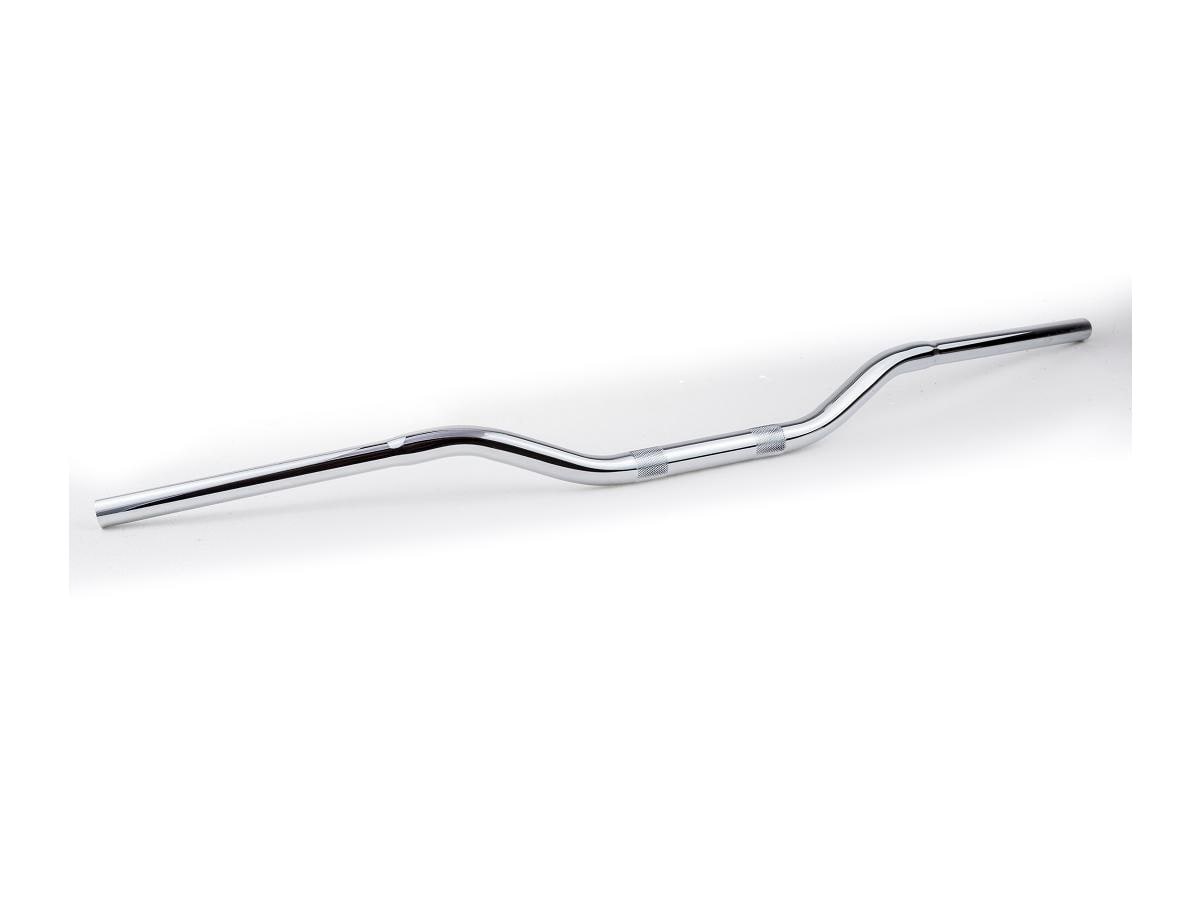 1" Beach Bar Handlebar Non-Dimpled 3-Hole Chrome 1" Throttle By Wire Throttle Cables