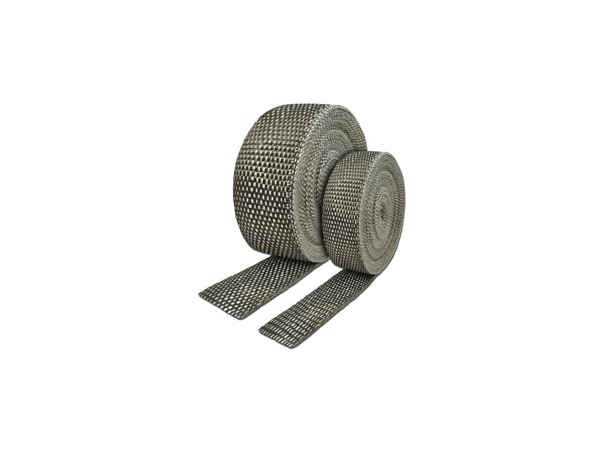 Insulating Exhaust Wrap 1" x 1/16" x 50 Ft. Roll Platinum